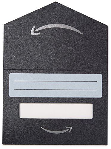 Carte cadeau Amazon.fr dans une petite enveloppe noire