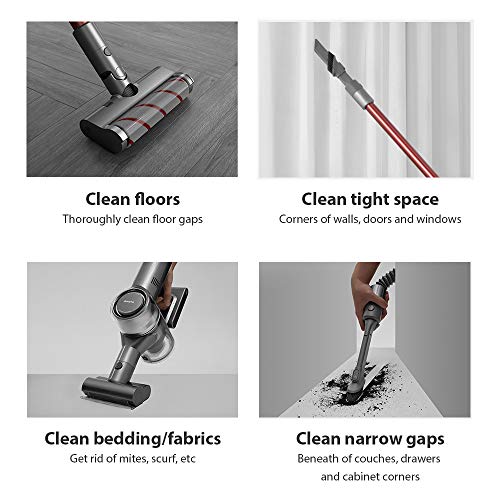 Dreame V11 Aspirateur sans Fil 450W, 25000Pa, Autonomie 90 Minutes, Aspirateurs à Main Légers avec écran Numérique pour…