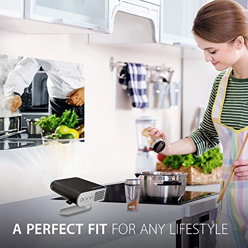 ViewSonic M1+ Vidéoprojecteur de poche WVGA, 300 LED lumens, Wifi, Bluetooth, haut-parleurs Harman Kardon 2x 3W cube…