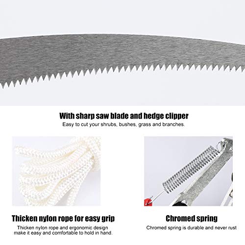 Delaman Coupe-Arbre 2 Roues Sharp Garden Elun Shear Tree Clipper Tree Clipper Trim Tool