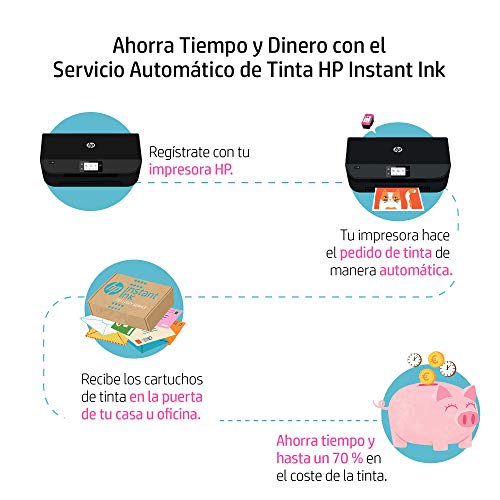 HP Deskjet 3760 Imprimante tout-en-un – Jet d’encre couleur – 4 mois d’ Instant ink inclus (Photocopie, Scan, Impression…