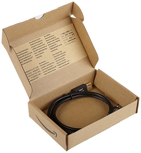 Amazon Basics Câble USB 3.0 A-mâle vers Micro B USB avec connecteurs plaqué or (0.9 m)