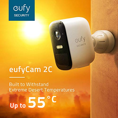 eufy security eufyCam 2C, caméra de sécurité sans Fil supplémentaire, pour HomeBase 2, autonomie de 180 Jours…