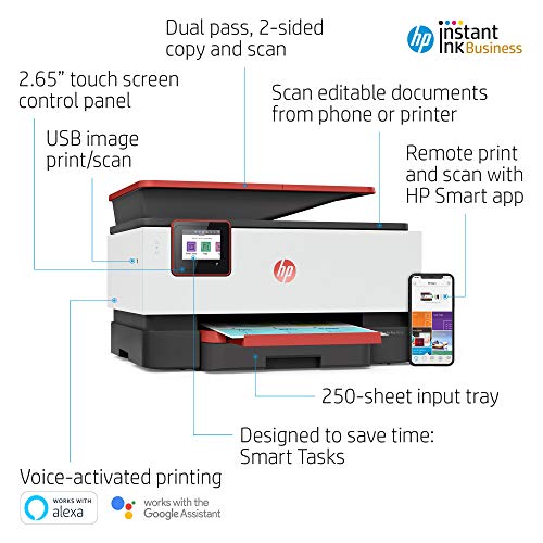 HP OfficeJet Pro 9016 Corail Imprimante Tout-en-un (Jet d’encre, Couleurs, Wi-Fi, Jusqu’à 22 ppm, Recto-Verso, A4…