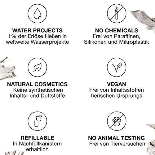 STOP THE WATER WHILE USING ME! All Natural White Sage Cedar Shower Gel (200ml), gel douche vegan dans bouteille…