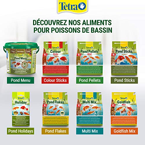 Tetra Pond Sticks – Alimentation Quotidienne idéale pour tous les Poissons de Bassin – Enrichi en Oligo-éléments…