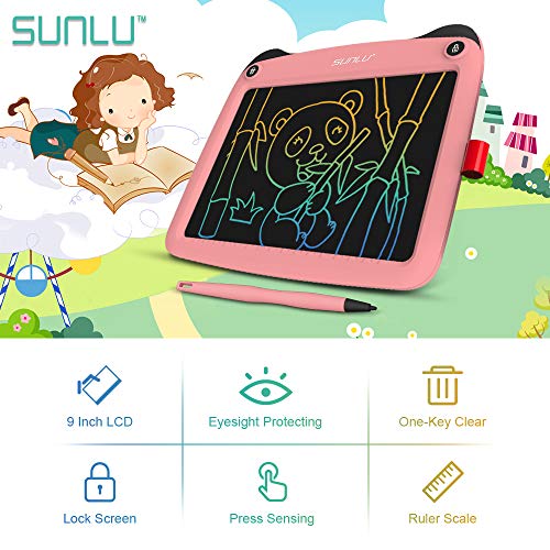 LCD Writing Tablet, 11 inch Electronic Writing and Drawing Board, Erasable Reusable Doodle Pad Tablet for Kids and…