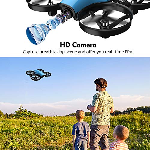 Potensic Drone Caméra A30W Avion télécommande Drone avec WiFi caméra Fonction de Suspension Altitude caméra, adapté aux…