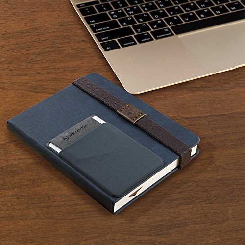 Sinjimoru Porte Carte de Crédit pour l’arrière de Votre téléphone, Pochette Autocollante avec Rabat, pour iPhone et…