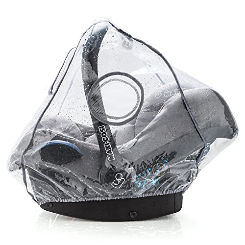 Zamboo Habillage Pluie Cosy Universel pour Siege Auto Bebe, Fenêtre de Contact Refermable, Filets Aération, Fente pour…