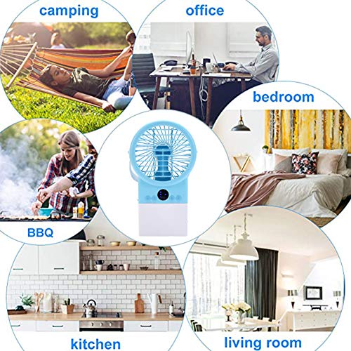 Climatiseur Mobile Portable Refroidisseur d’air Cooler et Ventilateur, 3 en 1 Mini Climatiseur Humidificateur…