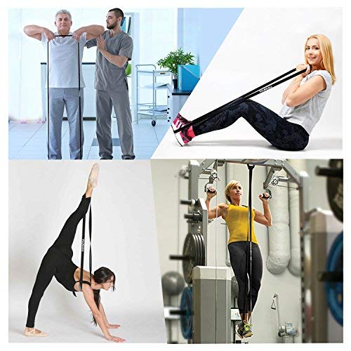 YOUNGDO Bande Élastique Fitness, Elastique de Sport Musculation, Bande de Résistance Exercer Musculation, Faire du…