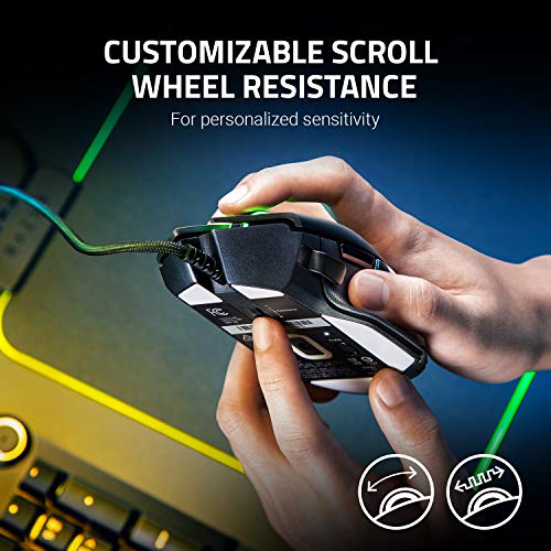 Razer Basilisk V2 – Souris de jeu FPS (Souris de jeu avec nouvelle mise au point 20 000 DPI + capteur optique, 5G…