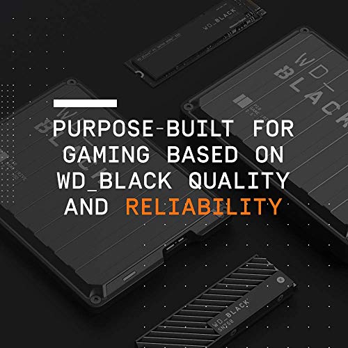 WD_BLACK P10 4TB Game Drive for On-The-Go Access To Your Game Library – Works with Console or PC
