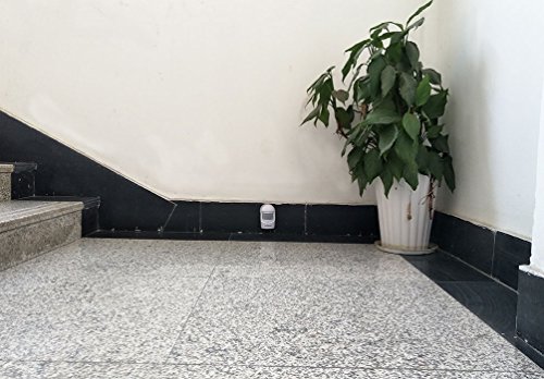 4VWIN Détecteur de mouvement à infrarouge passif sans fil – Système d’alerte d’allée-à installer devant la maison
