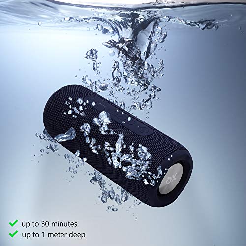 Haut-Parleur Bluetooth 5.0 – Puissant 24W [360° HD Sound] Music-Box avec Fonction Mains-Libres [IPX7 Waterproof…