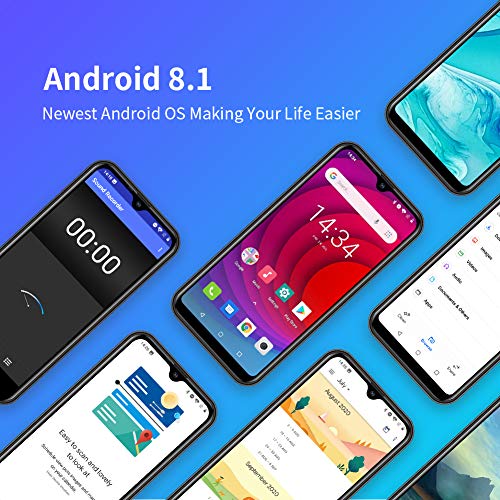 Telephone Pas Cher, Android KXD A1 Telephone, Portable Debloqué Pas Cher, 16Go ROM avec Fente 3 en 1, Écran de 5,71…