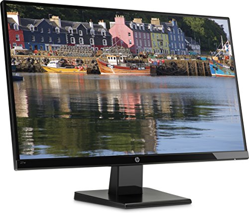 HP 27w Ecran PC Full HD 27″ Noir (IPS. VGA/HDMI. 1920 x 1080. 16:9. 60 Hz. 5 Ms)