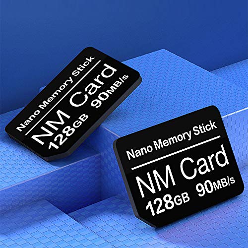 Carte NM 128Go 90Mo/S Nano Carte mémoire Nano Carte Uniquement Convient pour Huawei P30/P40/P50 series/Mate20 Series…