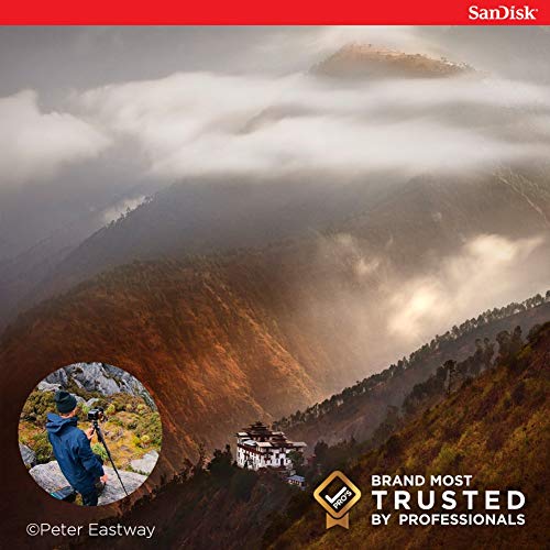 SanDisk 64 Go Extreme PRO SDXC, carte mémoire, jusqu’à 170 MB/s UHS-I Classe 10, U3, V30