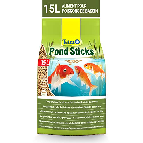 Tetra Pond Sticks – Alimentation Quotidienne idéale pour tous les Poissons de Bassin – Enrichi en Oligo-éléments…