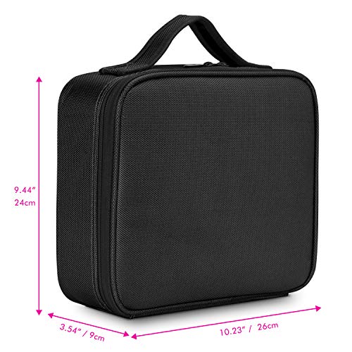 Luxspire Makeup Étui de Rangement Cosmétique, Maquillage Professionnel Ensemble Portable Sac de Rangement Pinceaux avec…