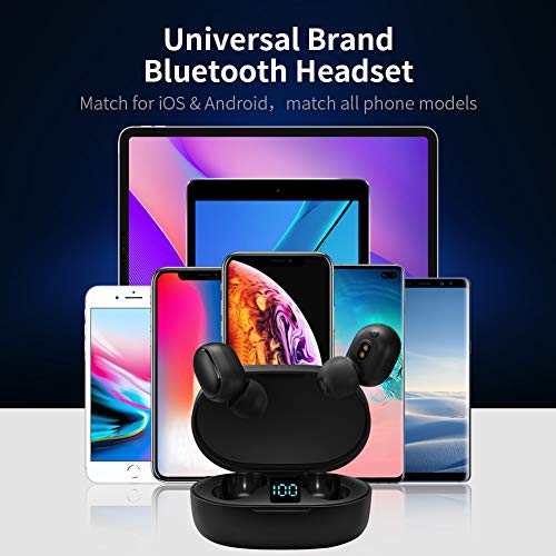 Écouteurs Bluetooth Écouteur Bluetooth sans Fil Oreillette Bluetooth et Écran LCD IPX7 Contrôle Tactile Ecoutéur Intra…