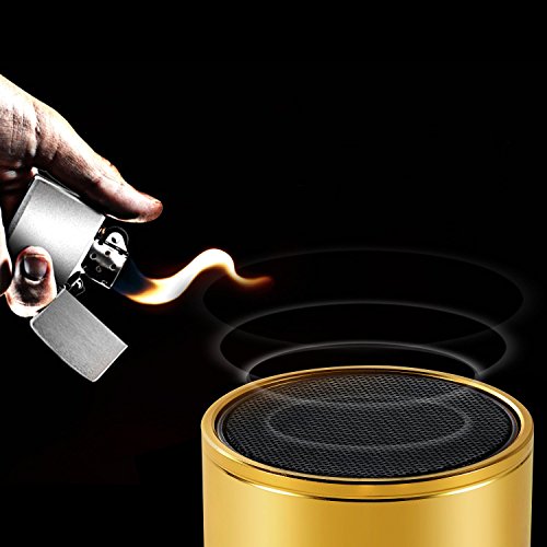 Betron Haut-parleurs sans Fil Bluetooth KBS08 Portable De Voyage Doré