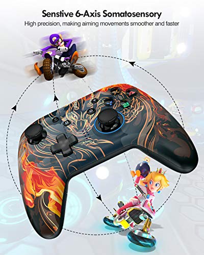 Manette Switch sans Fil, EasySMX Manette pour Téléphones Android, Manette pour iPhone iPad iOS, Manette PC Filaire…