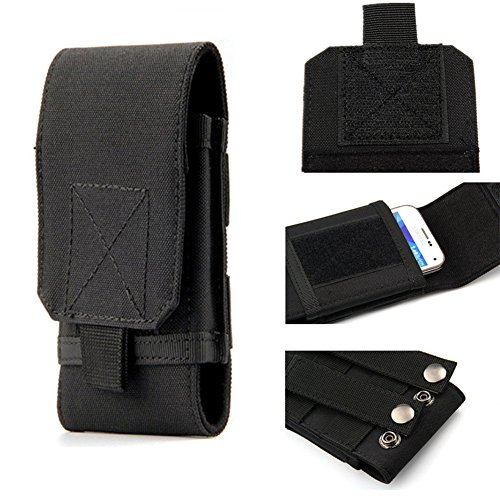 Tactical Molle Smartphone Holster, Universal Army Mobile Phone Belt Pouch EDC Security Pack Carry Accessory Kit Blowout…