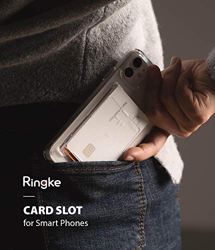 Ringke Slot Card Holder, Porte-Cartes Adhésifs Portefeuille Autocollant Porte Carte de Crédit pour l’arrière de…