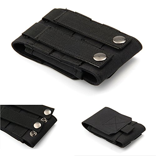 Tactical Molle Smartphone Holster, Universal Army Mobile Phone Belt Pouch EDC Security Pack Carry Accessory Kit Blowout…