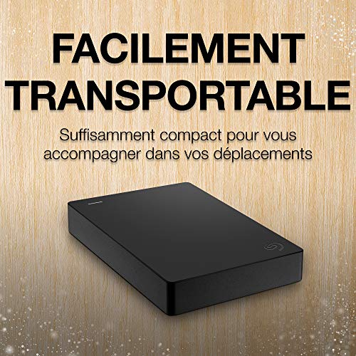 Seagate Portable Amazon Special Edition, 1 To, USB 3.0 Portable Disque dur externe pour Mac, PC, Services Rescue…