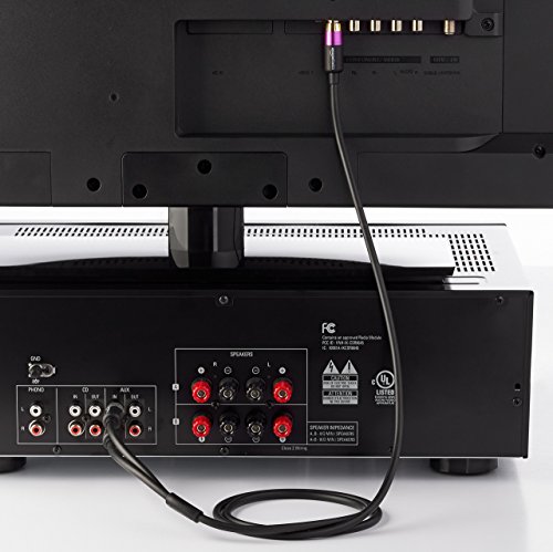 Amazon Basics Câble audio RCA 1 mâle vers 2 mâles – 2,4 m