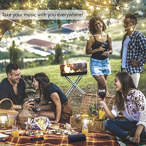 Haut-Parleur Bluetooth 5.0 – Puissant 24W [360° HD Sound] Music-Box avec Fonction Mains-Libres [IPX7 Waterproof…