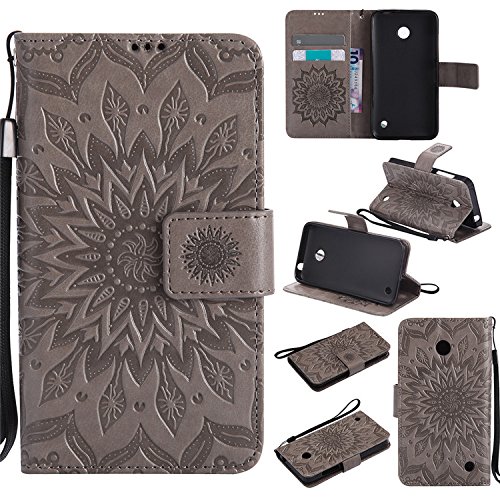 Nutbro Nokia Lumia N630 Flip Case, Nokia Lumia 630 635 Case, [Stand Feature] Premium Magnetic PU Leather Wallet with…