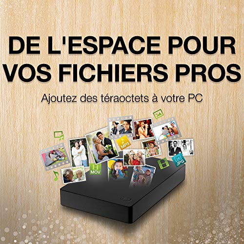 Seagate Portable Amazon Special Edition, 1 To, USB 3.0 Portable Disque dur externe pour Mac, PC, Services Rescue…