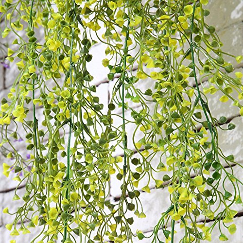 GKONGU Plantes Artificielles Lot de 2 Lierre Vigne Plante Artificielle Intérieur Exterieur Fleur artificielles pour…