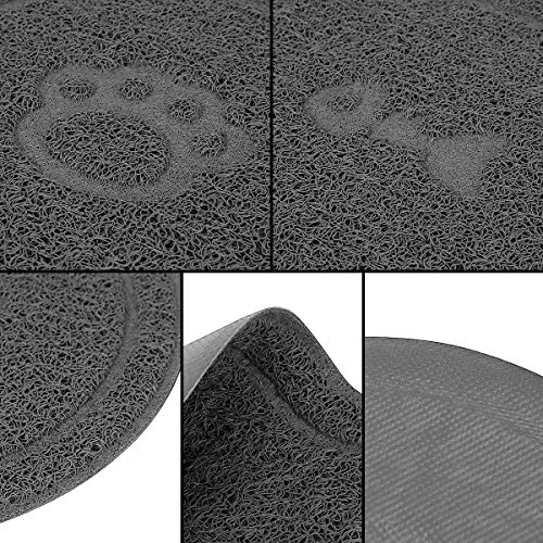 Tapis d’alimentation en silicone pour animaux, Tapis pour Gamelles de Chien Tapis d’alimentation PVC antidérapant…