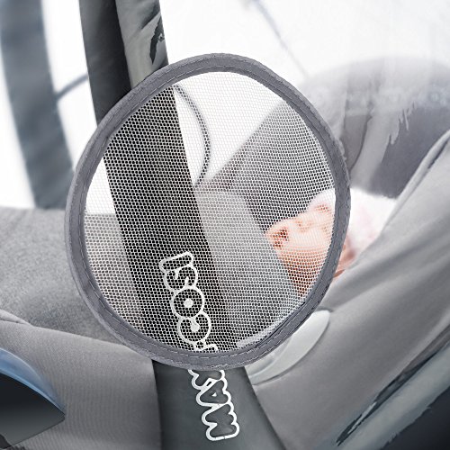 Zamboo Habillage Pluie Cosy Universel pour Siege Auto Bebe, Fenêtre de Contact Refermable, Filets Aération, Fente pour…