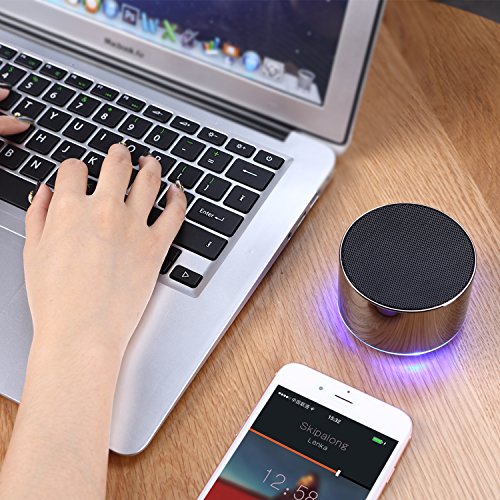 Sephia A2 Haut-Parleur Bluetooth, Micro intégré, compacte, Corps en métal, pour iPhone, iPod, iPad, tablettes, Ordinateurs Portables, Ordinateurs Portables, Smartphones