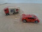 2-Hot Wheels 1995 Promo Dinty Moore Hormel Hi-Way Hauler & Zender Sealed Shelf Z