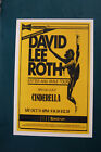 David Lee Roth Concert Poster 1986 Spectrum Cinderella