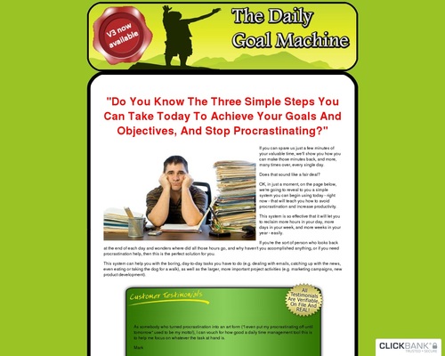 Daily Goal Software – Tools To Improve Your Life