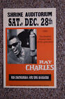 Ray Charles Concert Tour Poster 1963—