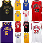 New Men’s Basketball Jersey Sports T Shirt Tee Vest Tops Gym Chicago Los Angeles