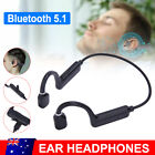 Wireless Bone Conduction Headsets Bluetooth 5.1 Sport Open Ear Headphones MIC AU