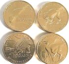 2022 coins $1.00 Dinosaur Coin set 4 x coins Ex RAM folders BEST SERVICE Unc