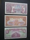 BRITISH MILITARY ARMED FORCES SPECIAL VOUCHERS SET OF 3 X £1 NOTES UNCIRCULATED.