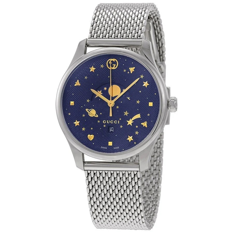 Gucci YA126328 G-Timeless Men’s Steel Mesh Watch Gucci YA126328 G-Timeless Men’s Steel Mesh Watch